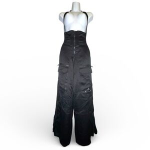 Jordan 23 Utility Cargo Black  Baggy Halter Black Trousers  XS